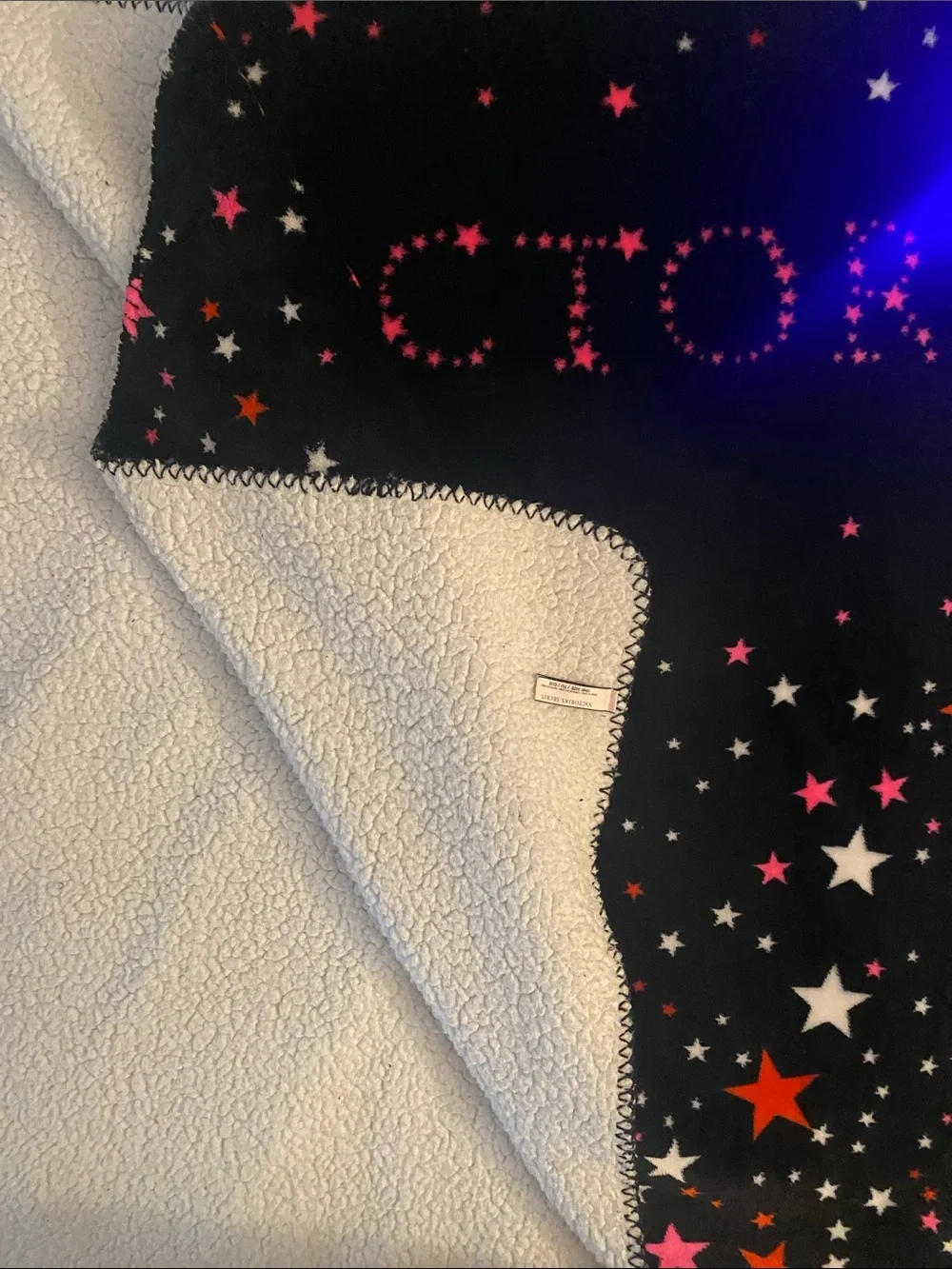 Victoria's Secret throw blanket with Stars
